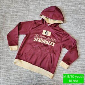 Florida State University Seminoles hoodie sweatshirt garnet gold M 8/10 youth